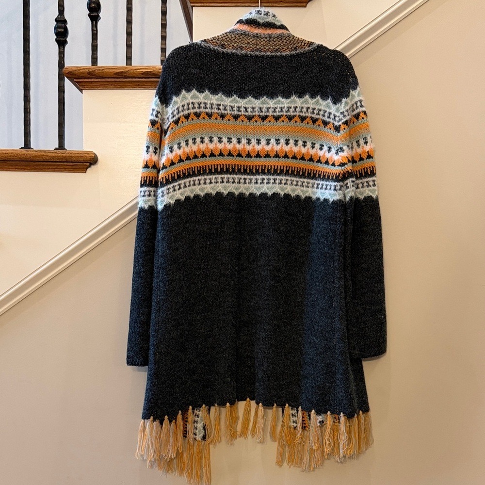 Adora Aztec Fringe Cardigan | Size S - Picture 3 of 9